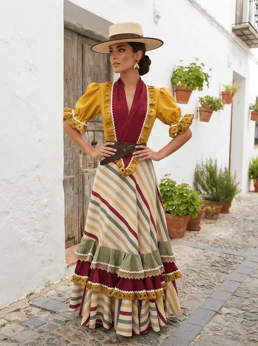 Modelo Primavera Mostaza – vista 1 – Isabel Hernández