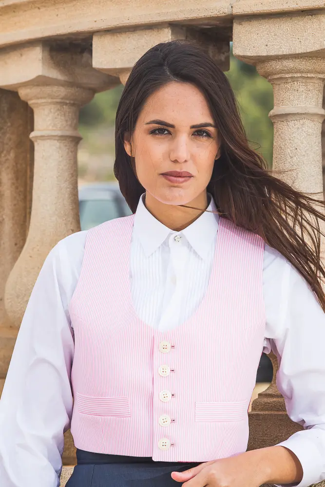 Chaqueta y chaleco 500 Rayas – vista 1 – Isabel Hernández