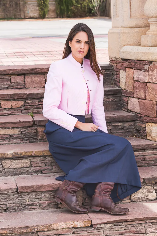 Chaqueta y chaleco 500 Rayas – vista 2 – Isabel Hernández