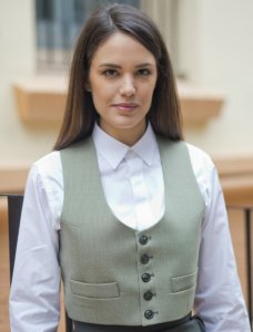 Chaqueta y chaleco Caracas Verde – vista 1 – Isabel Hernández