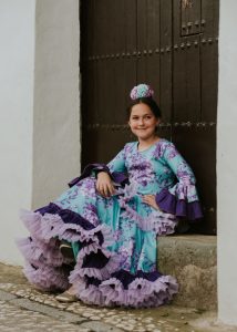 Traje de flamenca niña Ref. INF-22100 – vista 2 – Isabel Hernández