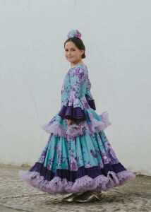 Traje de flamenca niña Ref. INF-22100 – vista 1 – Isabel Hernández