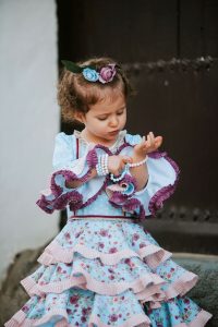 Traje de flamenca niña Ref. INF-22200 – vista 1 – Isabel Hernández