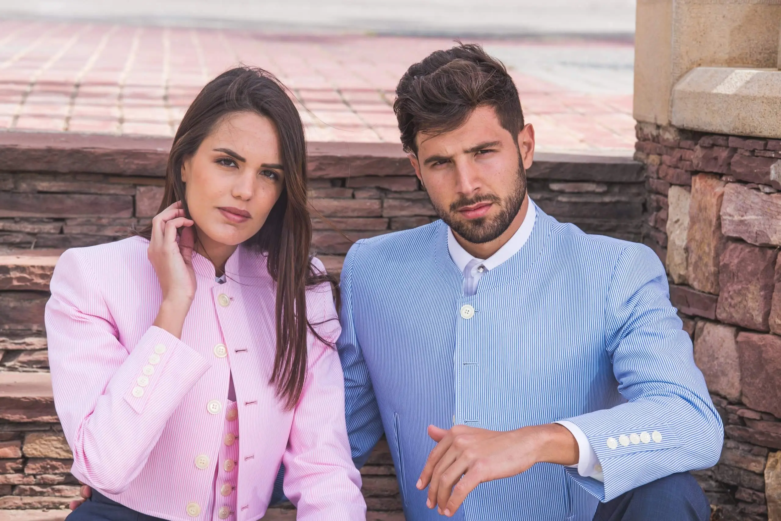 Chaqueta y chaleco 500 Rayas – vista 3 – Isabel Hernández