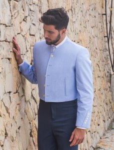 Chaqueta y chaleco Nápoles rayas - Trajes Camperos Jiménez | Isabel Hernández