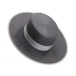 Sombrero Pelo Gris Claro - Complementos campero | Isabel Hernández