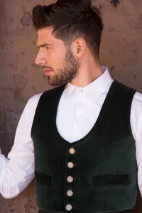 Chaqueta y chaleco terciopelo – vista 1 – Isabel Hernández
