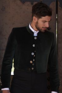 Chaqueta y chaleco terciopelo – vista 2 – Isabel Hernández