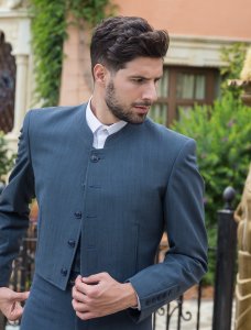 Chaqueta y chaleco Alpaca Lana Marino - Trajes Camperos Jiménez | Isabel Hernández