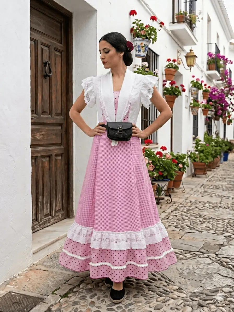 Bata flamenca 004 – vista 1 – Isabel Hernández