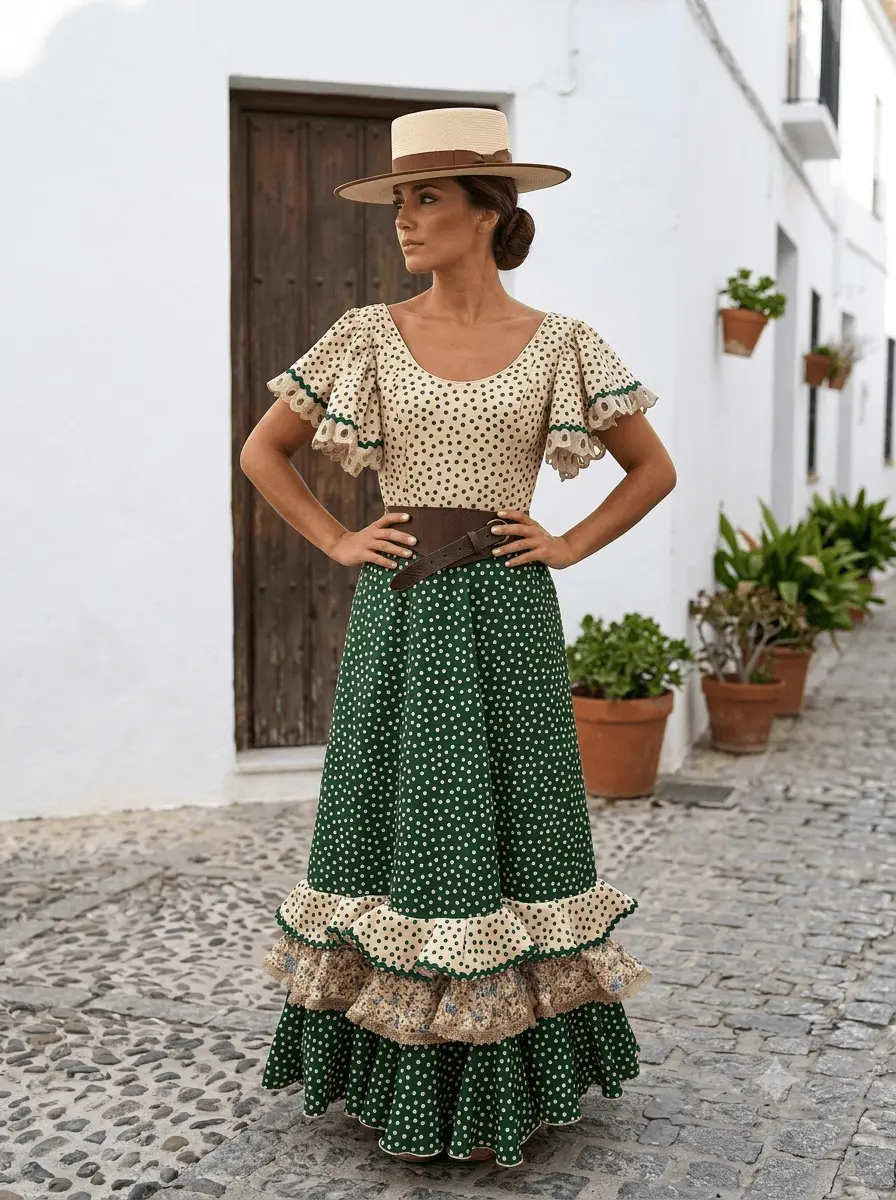 Bata flamenca 003 – vista 1 – Isabel Hernández