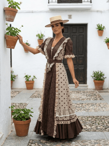 Bata flamenca Modelo Cañada - Especial Romerías | Isabel Hernández