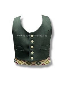 Chaqueta y chaleco Menorca verde – vista 1 – Isabel Hernández