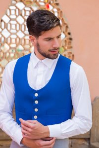 Chaqueta y chaleco Dubai Azulón – vista 1 – Isabel Hernández