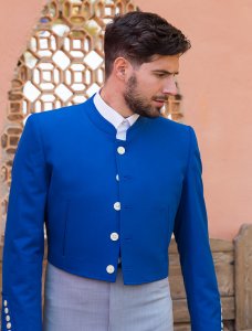 Chaqueta y chaleco Dubai Azulón - Trajes Camperos Jiménez | Isabel Hernández