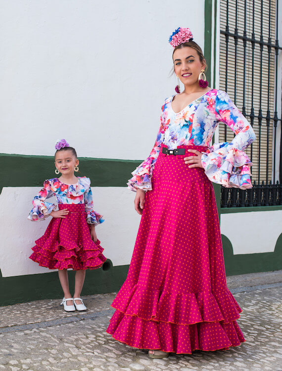 falda flamenca Isabel Hernandez Artesania Flamenca ref. FF23-71