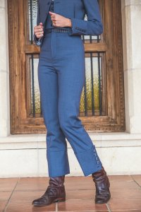 Chaqueta y chaleco Habana Marino – vista 1 – Isabel Hernández