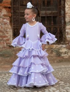 Traje de flamenca niña Ref. INF-21102 – vista 1 – Isabel Hernández
