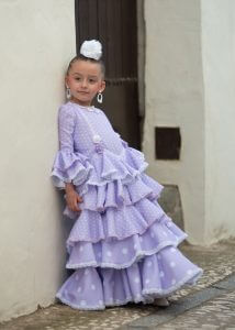 Traje de flamenca niña Ref. INF-21102 – vista 2 – Isabel Hernández