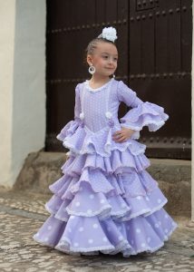 Traje de flamenca niña Ref. INF-21102 – vista 3 – Isabel Hernández