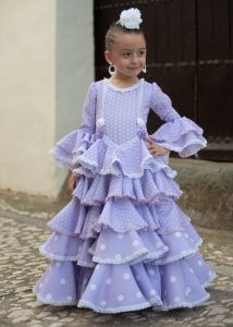 Traje de flamenca niña Ref. INF-21102 – vista 4 – Isabel Hernández