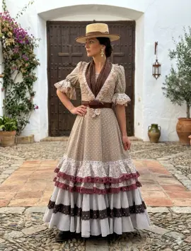 Bata Flamenca Atenea - Especial Romerías | Isabel Hernández