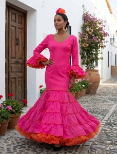 Modelo Aurora - TRAJES DE FLAMENCA | Isabel Hernández