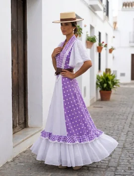 Bata flamenca Bruma – Isabel Hernández