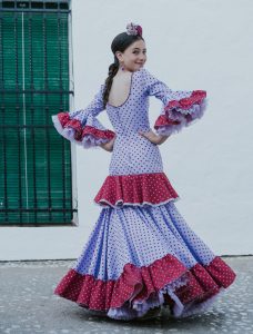 Traje de flamenca niña Ref. INF-23300 – vista 1 – Isabel Hernández