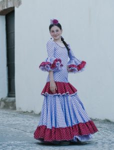 Traje de flamenca niña Ref. INF-23300 – vista 3 – Isabel Hernández