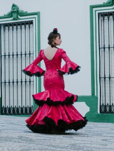 Traje de flamenca niña Ref. INF-23400 – vista 2 – Isabel Hernández