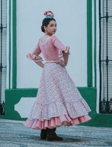 Traje de flamenca niña Ref. INF-23200 – vista 3 – Isabel Hernández