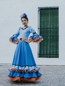 Traje de flamenca niña Ref. INF-23100 – vista 1 – Isabel Hernández