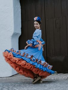 Traje de flamenca niña Ref. INF-23100 – vista 3 – Isabel Hernández
