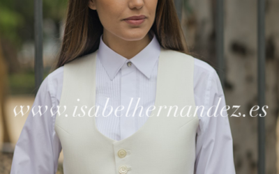 Chaqueta y chaleco Lino – vista 2 – Isabel Hernández