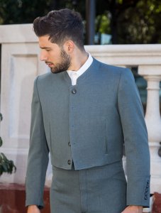 Chaqueta y chaleco Modelo London Gris - Trajes Camperos Jiménez | Isabel Hernández