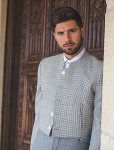 Chaqueta y chaleco Modelo Creta Gris - Trajes Camperos Jiménez | Isabel Hernández