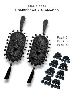 Oferta PACK Hombreras + Alamares - Hombreras flamencas | Isabel Hernández