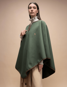 Poncho Campero Verde - Ponchos y mantoletas | Isabel Hernández