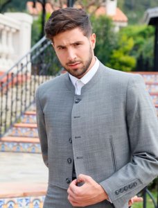 Chaqueta y chaleco Roma gris - Trajes Camperos Jiménez | Isabel Hernández