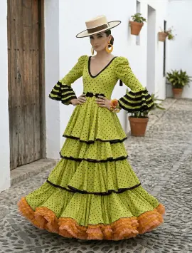 Modelo Pureza - TRAJES DE FLAMENCA | Isabel Hernández