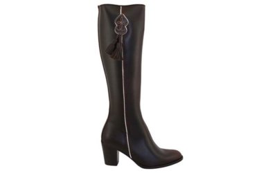 Bota campera tacón y borla - Complementos campero | Isabel Hernández
